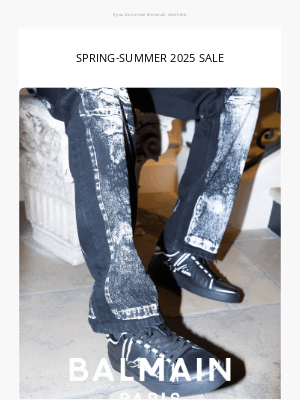 Balmain Paris - SPRING-SUMMER 2025 SALE