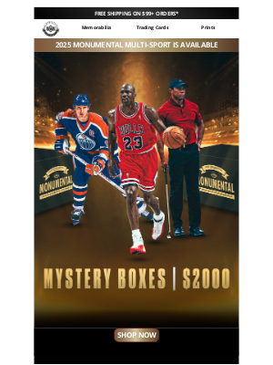 Upper Deck - Purchase 2025 Upper Deck Authenticated Monumental Multi-Sport Today!