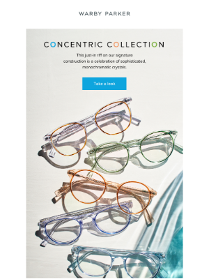 Warby Parker - Hello, Concentric Collection