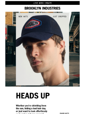 Brooklyn Industries - Hats Off to New Styles