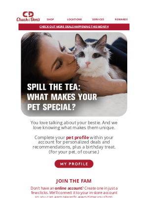 Kriser’s Natural Pet - When's your pet’s b-day?