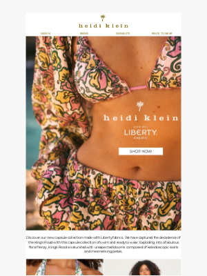 Heidi Klein (United Kingdom) - Introducing Kings Road | Our Capsule Collection Made with Liberty Fabrics