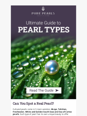 Pure Pearls - The Expert's Guide to Cultured Pearl Types