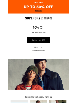 Superdry - Still interested? Activate 10% Off Before it Expires