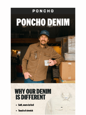 Poncho - The World's Best Denim