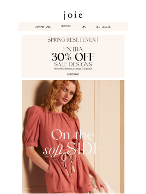 Joie - Keep It Soft in Rose + Last Day: Extra 30% Off