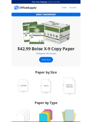 OfficeSupply - 📄Need paper? It's on sale, but for a LIMITED time only!