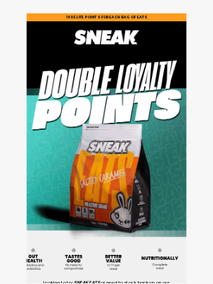 Sneak Energy (United Kingdom) - Double Elite Points on EATS