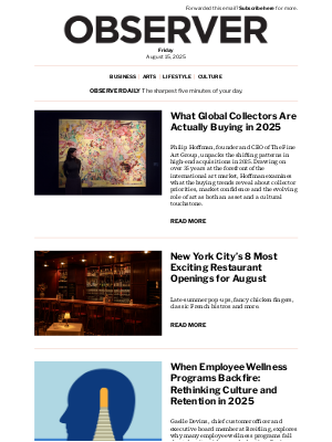 Observer - What Global Collectors Are Actually Buying in 2025