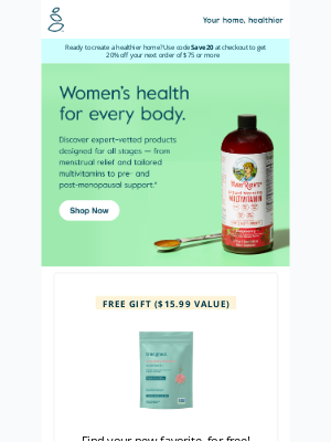Grove Collaborative - Free $15.99 gift + musts for every stage of women’s health 💟