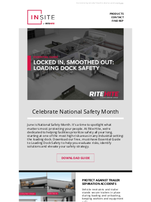 Rite-Hite - Celebrate National Safety Month with our Most Viewed Essential Guide
