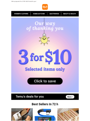Temu (Australia) - In return for your support