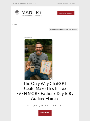 Mantry - Last Day For Father's Day Shipping