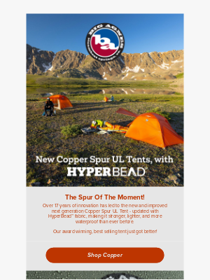 Big Agnes - Experience the Enhanced Copper Spur