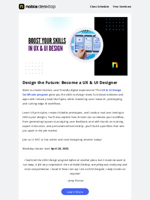Noble Desktop - Level Up Your Career with UX/UI Design Skills