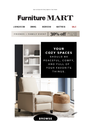 The Furniture Mart - Your Cozy Nooks & Crannies