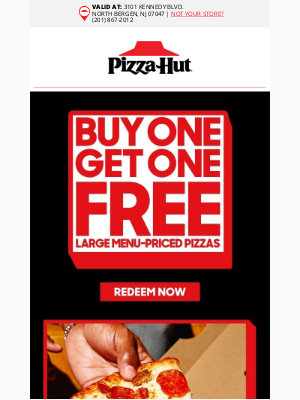 Pizza Hut - Football Sunday? FREE Pizza? Touchdown!