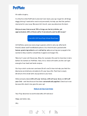 PetPlate - A Message From Ally!