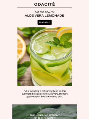 Odacité - #1 hydrating ingredient 💧