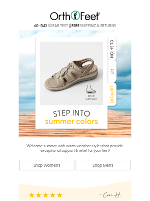 Orthofeet - Welcome Summer with Relief for Your Feet☀️