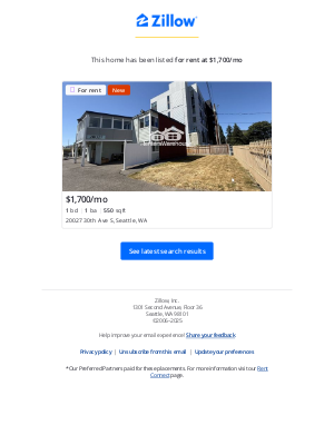 Zillow - New Rental Listing: 20027 30th Ave S, Seattle, WA 98198 matches your 'Seatac WA' Saved Search.