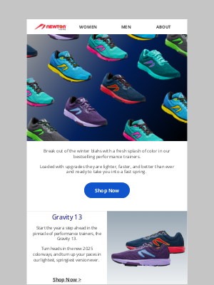 Newton Running - NEW Gravity, Distance & Motion Colors Just Landed!