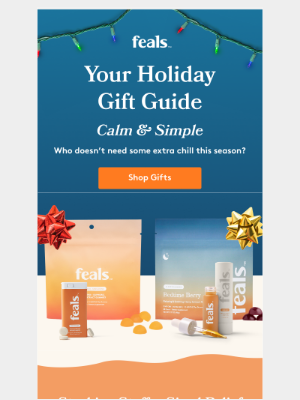 Feals - The calmest gift guide in your inbox