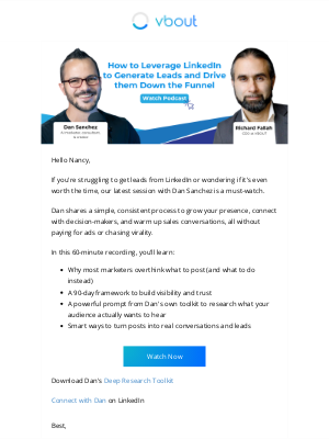 VBOUT - Build a Lead-Gen System on LinkedIn