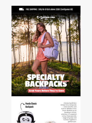 Nfinity Athletic - Specialty Backpacks - Get Yours Before They’re Gone!🎒