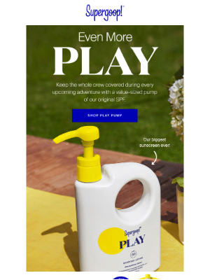 Supergoop! - Ready to PLAY this summer?