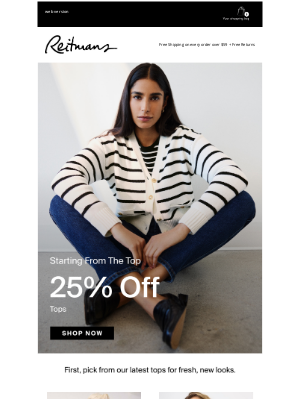 Reitmans (Canada) - 👀 Wait, 25% off a whole new look?