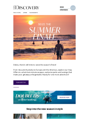 Summer’s almost over 🏖️ Make the most of the sunny days!