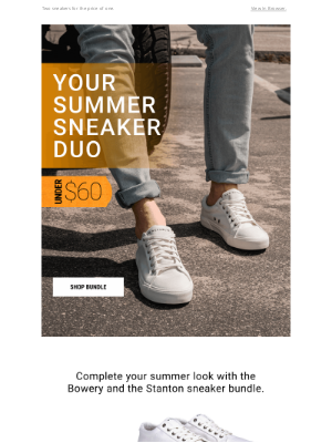Menlo House - Summer Sneaker Bundle | Under $60