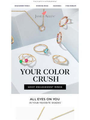 James Allen Rings - Psst... Have You Seen Our Colorful Jewelry?