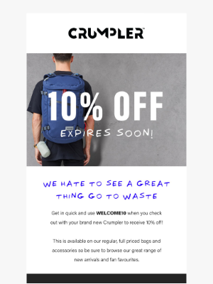 Crumpler (AU) - Hey, about that gift we gave you...