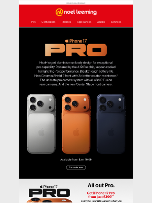 myNoelLeeming (New Zealand) - Pre-order the new iPhone 17 now!