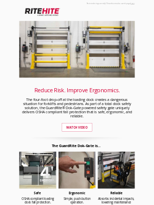 Rite-Hite - Ergonomic Dock Safety That Meets OSHA Standards