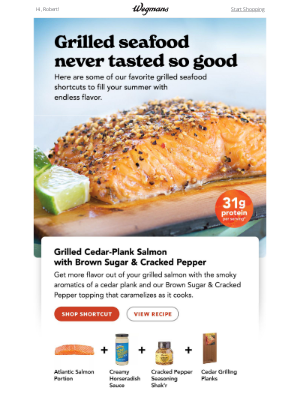 Wegmans Food Markets - Grilled Seafood to Get You Excited for Summer