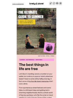 Lonely Planet - Keep costs low on your trip