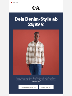 C&A (Germany) - Neue Fits, neue Looks – Denim, der zu dir passt
