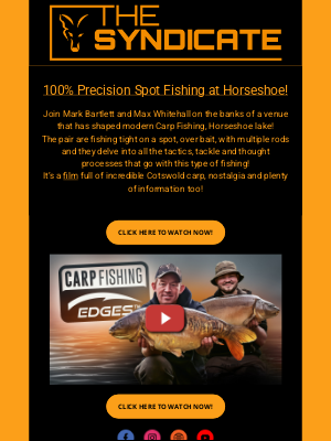 Fox International - Carp Fishing Edges at the Historic Horseshoe Lake 🎣