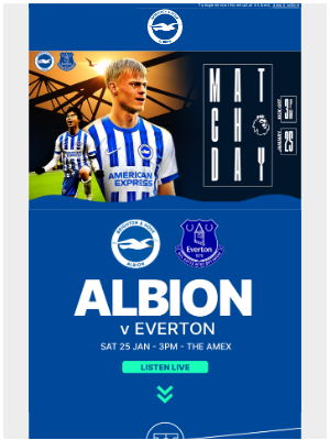 Brighton & Hove Albion FC (United Kingdom) - Albion v Everton 🍬