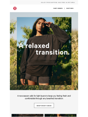 lululemon (AU) - New Season Layers