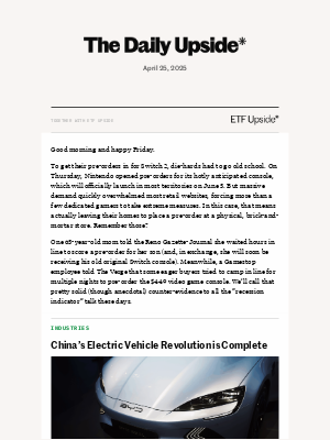 The Daily Upside - China’s EV Revolution