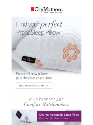 City Mattress - Our guide to the perfect PranaSleep Pillow