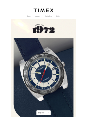 Timex - Fan Favorite Q Timex 1972 World Time Returns