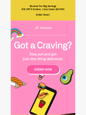 Postmates - It’s Treat O’Clock