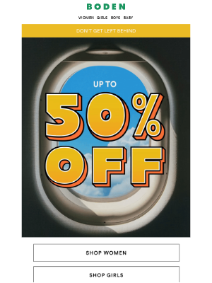 Boden USA - Departing shortly: UP TO 50% OFF❗