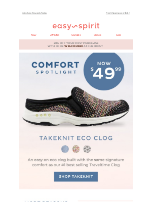 Easy Spirits - Ends Soon: $49.99 Orthotic Friendly Clogs