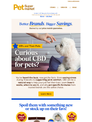 Pet Supermarket - From 🚗 road trips to fireworks 🎆 Keep your pup at peace with CBD 😎🐾